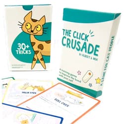 OutdoorBengal The Click Crusade (Cat Training Card Game Guide to Clicker Training for Cats for Teaching Tricks, Improving Communication and Bonding with Your Kitten (Clicker not Included)