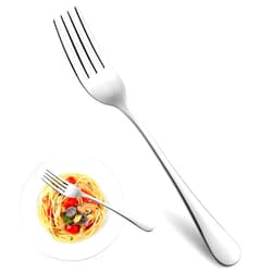 MUTNITT Dinner Forks,Set of 16 Top Food Grade Stainless Steel Silverware Forks,Table Forks,Flatware Forks,8 Inches,Mirror Finish & Dishwasher Safe,Use for Home,Kitchen or Restaurant