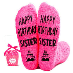 HAPPYPOP Birthday Gifts For Women Teen Girls - Nana Mom Sister Gifts, Socks, Presents