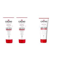 Cremo Barber Grade Original Shave Cream Bundle with Astonishingly Superior Ultra-Slick Formula, 6 Fl Oz (2 Pack)