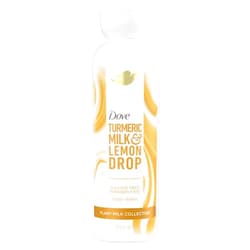 Dove Plant Milk Cleansing Body Wash Turmeric & Lemon for Moisturized Skin Gentle Cleanser, No Sulfates or Parabens, pH balanced 17.5 fl oz