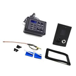 KERREY Acoustic Guitar Pickup Preamp Acoustic Guitar Pickup 3 Band EQ with Rhythm Box and LCD Chromatic Tuner Middle Treble Bass Phase