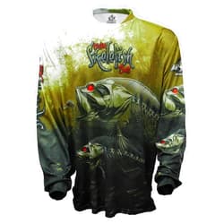 Bigfish Gear Bigfish SKELEFISH BASS UPF50 Long Sleeve Performance Fishing Shirt