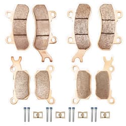 JAVIK Brake Pads Front And Rear for Can-Am Defender HD10/HD9/HD8/HD7 2016 2017 2018 2019 2020 2021 2022, 715900379 Sintered Brake Pad Replacement