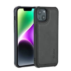 molzar MAG Series for iPhone 14 Case, Built-in Metal Plate for Magnetic Mount, Works with Qi-Certified Chargers, Compatible with iPhone 14, Black