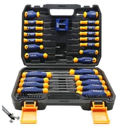 SUNHZ MCKP SUNHZMCKP Magnetic Screwdriver Set 66-Piece, S2- Alloy Tool Steel, Includes Slotted/Phillips/Torx Mini Precision Screwdriver, Replaceable Screwdriver Bits With Sturdy tool box