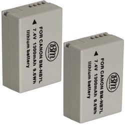 Big Mike's BM Premium 2-Pack of NB-7L Batteries for Canon PowerShot G10, G11, G12, SX30 is Digital Camera