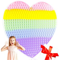 Woplagyreat Big Fidget Sensory Toys for Kids,19.3 Inch Super Large Jumbo Push Bubble Silicone Squeeze Toy for Autism Anxiety Stress Relief Giant Classroom Prize Gifts for Girl Boy Adults