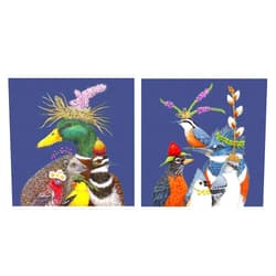 Donna's Home Emporium 2 Pkg Paperproducts Design Group Chat Paper Beverage Napkins Bundle, Party Friends and Always a Showboat