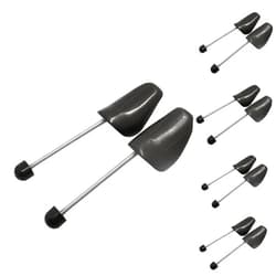 B&E LIFE Practical Plastic Adjustable Length Men Tree Shoe Stretcher Boot Holder (5 Pairs Black V2)
