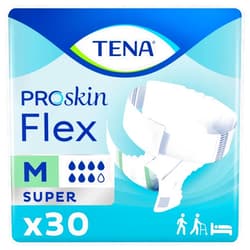 TENA ProSkin Flex Super Belted Incontinence Undergarment, Heavy Absorbency, Unisex Size 12, 30 Count, 30 Packs, 30 Total