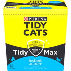 Tidy Cats Purina Tidy Cats Clumping Cat Litter, Tidy Max Instant Action Multi Cat Litter - 38 lb. Box