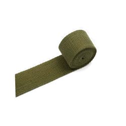 Aumey Cotton Webbing，Webbing Bag Handles, Bag Strap for Tote Bag Upholstery Webbing，78 Inch (Olive drab, Width=1.5 inch)
