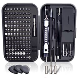 EasyTime 130 IN 1 Precision Screwdriver Set, Easytime Computer Repair Tool Kit with 120 Screwdriver bits, Laptop Screwdriver kit with Magnetizer, for iPhone, iPad, Macbook, PC, PS5, Xbox, Household Appliances