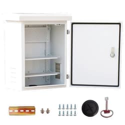 SOLICASE Electrical Box, Steel Electrical Enclosure, IP Waterproof Box for Outdoor Electronics, NEMA Outdoor Enclosure, Projector Box Enclosure for Electronics 20x16x10