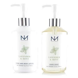 Niven Morgan Lavender & Mint Hand Soap and Lotion Set