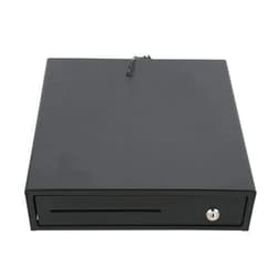 Shenruifa Cash Register Box 3 Tray 4 Bill 3 Lock Black DC 12V 24V with 2 Keys for Supermarket Commerce