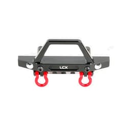 LCX Racing 1/10th RC Crawler Car Aluminum Front Bumper for Axial SCX10 PRO, Upgrades Parts Accessories (Front)