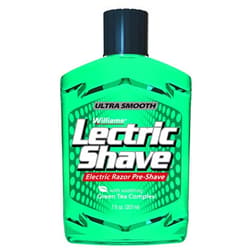 Williams Lectric Shave, Electric Razor Pre-Shave for Men, Green Tea Complex, Reduces Shaving Irritation for a Smoother Shave, 7 Ounce