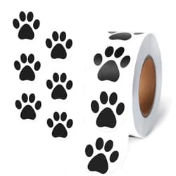 Aixoom 500 Pcs Paw Print Sticker, 1