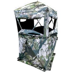Primos Hunting Primos Full Frontal Hunting Blind, One Way See-Through Ground Blind in Veil Camo