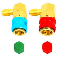 Ketofa 134a Quick Coupler, AC R134a Adapter Fittings Quick Connector, 1/4