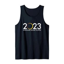 Annular Solar Eclipse Apparel Co. Annular Solar Eclipse 2023 October 14 Oregon Nevada Texas Tank Top