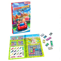 ThinkFun Rush Hour World Tour Magnetic Travel Puzzle - Embark on a Global Adventure of Logic and Strategy in a Compact Travel Edition