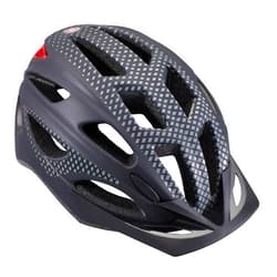 Schwinn Beam LED Lighted Bike Helmet with Reflective Design for Adults, 360 Degree Comfort System, Dial-Fit Adjustment, Removable Visor, Fits Head Circumferences 22.88-24.5 Inches