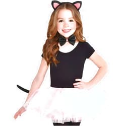 Amscan Black & Pink Kitten Costume Accessory For Child - 1 Set - Charming, Perfect for Halloween, & Dress-Up Parties