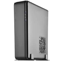 Silverstone FTZ01B-E Aluminum Unibody Mini-ITX Small Form Factor Computer Case with ATX Support in Black, SST-FTZ01B-E-X