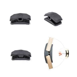 Playwood Connector for Tool-Free Modular Pop-Up Furniture & Storage Assembly (Black, 150 Degree, 1 Box)