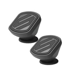 Scosche MMSD-2PKXCES0 MagicMount Select Magnetic Phone Holder, GPS Mini Dash Mount, 360 Degree Adjustable Head Car Cell Phone Holder, Black (Pack of 2)