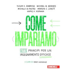 Susan A. Ambrose,Michael W. Bridges,Michele Di Pietro,Marsha C. Lovett,Marie K. Norman Come impariamo. Sette principi per un insegnamento efficace