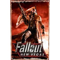 OPICA Metal Tin Sign Fallout New Vegas Classic Popular Game Cover 3 Poster Wall Decor Fun for Home Kitchen Bar Room Garage Vintage Retro Plaque 12x8 Inch