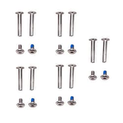 Zoofen 10 pcs Inline Skate Replacement Bearings Skating Screws OD 6mm Roller Blades Replacement Skate Wheel Axles