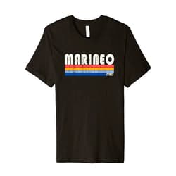 Retro Marineo, Italy Souvenirs Marineo, Italy Retro 70s 80s Style Premium T-Shirt
