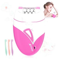 Bubbacare Epilator, Cordless Epilator for Women Face Hair Remover with Light， Smooth Glide Epilator for Women Face Epilator for Women, Epilators Facial Body Glide Epilators for Women Bikini Hair Removal Device