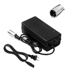 Suptopone 24V 5A 3-Pin Male XLR Connector Battery Charger for Wheelchair, Pride Mobility, Jazzy Power Chair, Electric Bike, Drive Medical, Rascal 200T/500T/301 PC (only for Lead Acid)