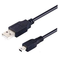 TODOO Mini USB Cable,USB Charging Cable Cord Compatible with Uniden Bearcat BC125XLT, BC75AT, BCD325P2, BCD436HP, SR30C Handheld Scanner, 5 feet