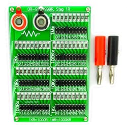 Electronics-Salon 1R - 9999999R Seven Decade Programmable Resistor Board, Step 1R, 1%, 1/4W.