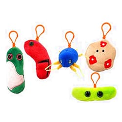 GIANT MICROBES GIANTmicrobes Ancient Plagues 5-Pack - Learn About Plagues and Pandemics from Biblical Times with This Set of 5 Plush Microbes, Fun Educational Gift for Friends, Students, Teachers, and History Fans