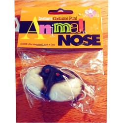 Loftus International Star Power Cute Kitty Cat Adjustable Halloween Plastic Nose, White Black, One-Size