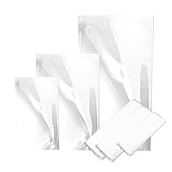 CNYMANY 300 pcs Heat Shrink Wrap Bags, CNYMANY 3.9x6.3 5x7.5 5.2x9.2 inch 3 Sizes Clear Odorless Heat Shrink Film Wrap for Homemade DIY Project Packaging Soap Candle Jar Bath Bomb Gift