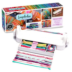 Loopdedoo - Friendship Bracelet Maker Kit - DIY Friendship Bracelets in Minutes - Award-Winning Bracelet Kit 1. Loopdedoo + 18 Skeins of Thread