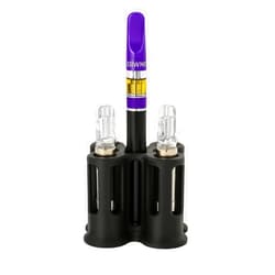 Generic Vape Cartridge Stand, 4-Slot Desktop Holder, 2.5 x 2.5 Inches, Made in the USA