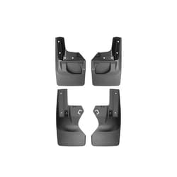 WeatherTech Custom No Drill Splash Guard MudFlaps for Jeep Gladiator, Gladiator - Front & Rear Set (110097-120113), Black