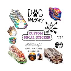 D STICKY COMPANY Custom Vinyl Decal Stickers – Personalized Design Your Own Logo, Text, Image – Waterproof, UV-Resistant, Durable, and Fade-Proof – Perfect for Walls, Shops, Laptops, Cars, Trucks & More (7 inch Wide)