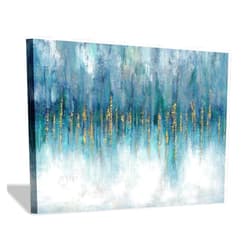 Hardy Gallery Abstract Picture Wall Art Canvas: Modern Artwork Texture Painting on canvas for Bedroom (36'' x 24'' x 1 Panel)