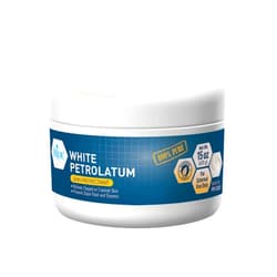 MED PRIDE Pure White Petroleum Jelly for Face, Skin Protectant and Moisturizer for Dry Skin, Rashes, Burns, 15oz